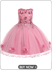 Girl Dress For Wedding Baby Girl 3-10 Years Birthday Outfits Children's Girls First Communion Dresses Girl Kids Party Wear