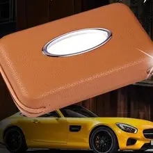 Модный подвесной Тип полиуретановая кожа коробка автомобильный солнцезащитный козырек подвесная коробка из ткани для автомобиля hello kitty Автомобильные аксессуары PZJH033