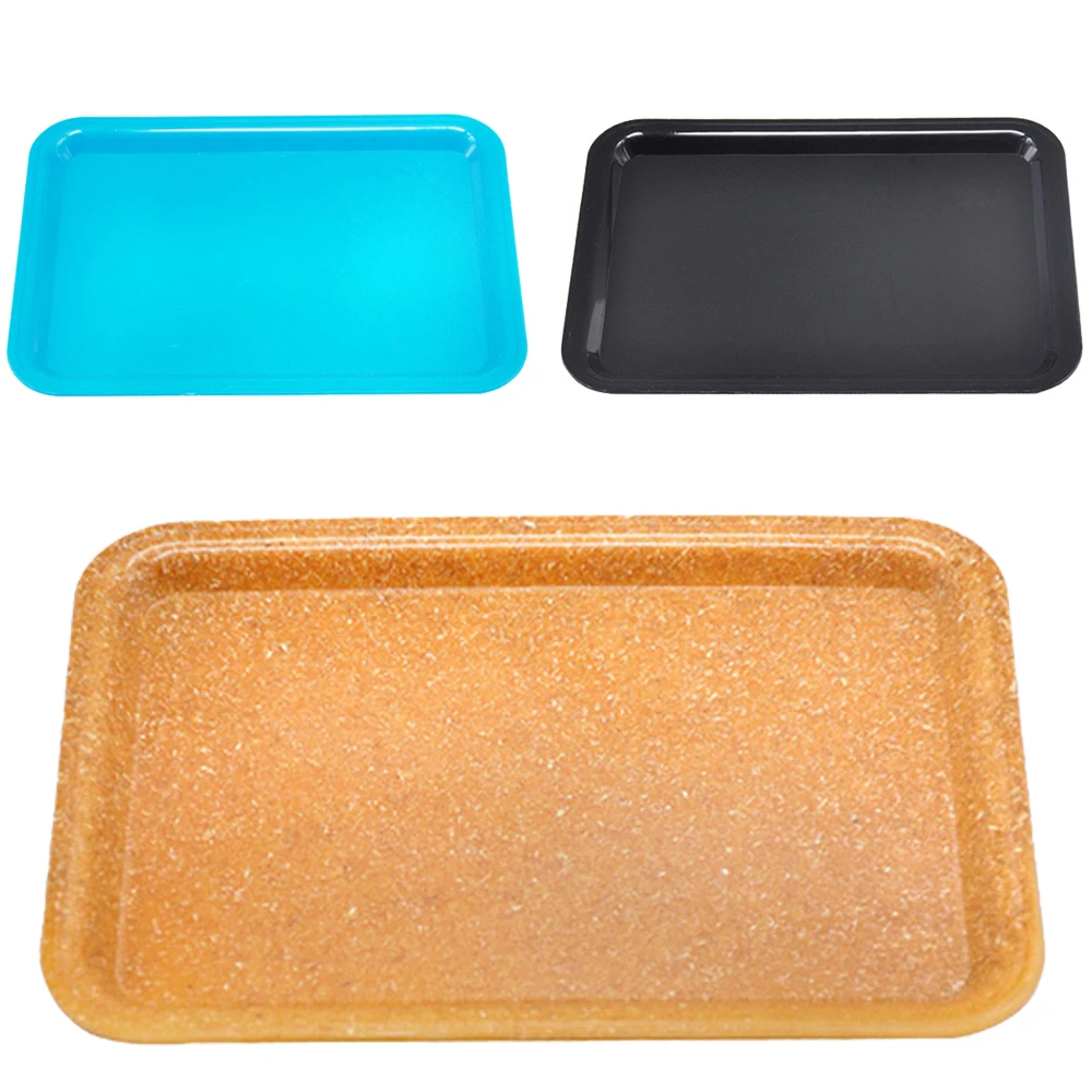 Plastic Linen Cigarette Operating Panel Innovative Color Geometric Storage Tray Combination Desktop Tray Detachable Fruit Plate storage tray
