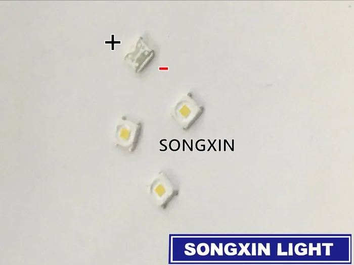 500 шт. специальный светодиодный флип-чип с подсветкой светодиодный 1,5 Вт 3 в 3228 2828 SPBWH1322S1KVC1BIB холодный белый ТВ Приложение для Sam