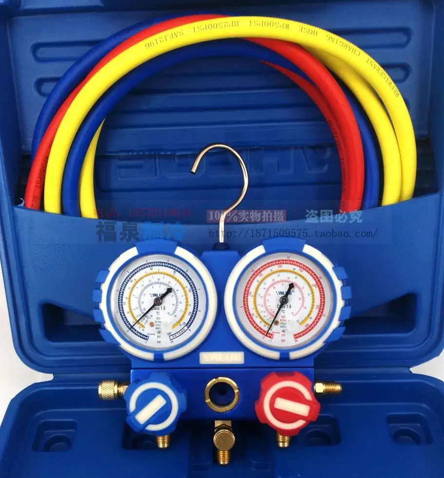 

Fly over double table VMG-2-R22-B car double table snow kind table cold medium table pressure gauge in kind shooting