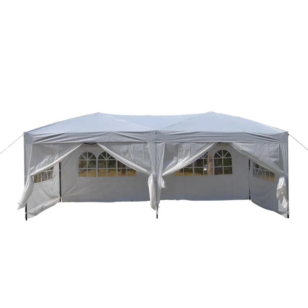 3*6m6 One-sided (4 windows) Home Camping Folding Awning Pergola Carport Advertising Tent Waterproof Oxford Cloth Parking Shed