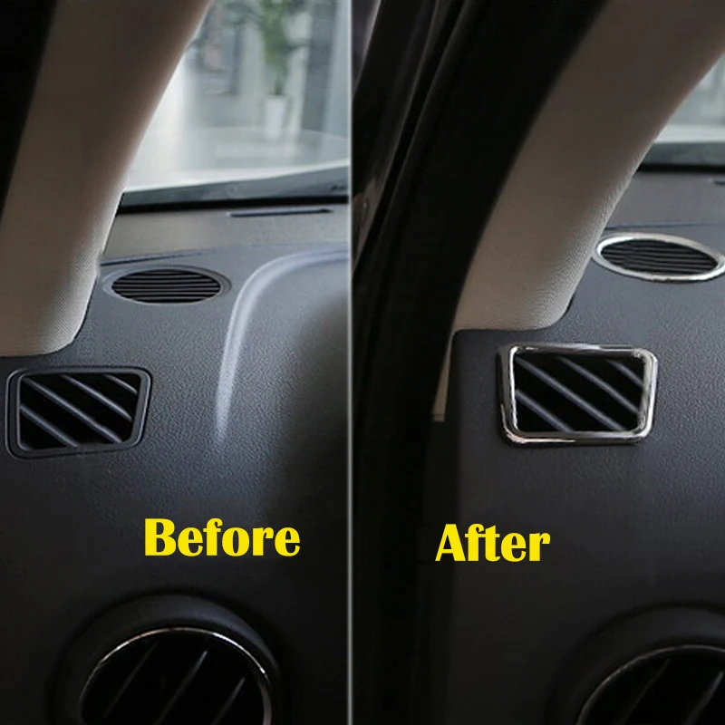 АБС пластик хром для Jeep Compass 2011 2012 2013 2014 спереди воздухокондиционер розетка рамка