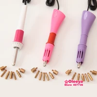 Розовый/фиолетовый/белый устройство горячей фиксации для нанесения страз исправление аппликатор гладить на палочка тепло-fix Инструмент для стразы на горячей фиксации Strass y2852 - изображение