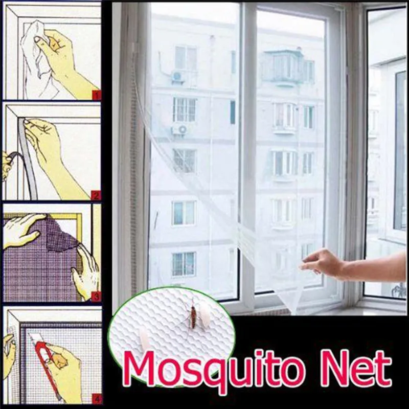 

Anti Mosquito Net Window Mesh Screen Mosquito Mesh Curtain Protector Insect Bug Fly Mosquito Door Window Mesh Screen