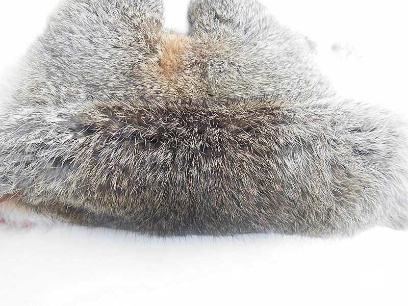 Природа из натурального кроличьего меха с меховой аппликацией в виде кролика с кожей целый кусок