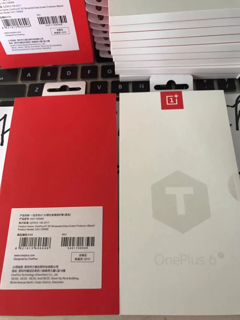 oneplus 6Tglass 3D полное покрытие закаленное стекло от компании oneplus Защита экрана для one plus 6T