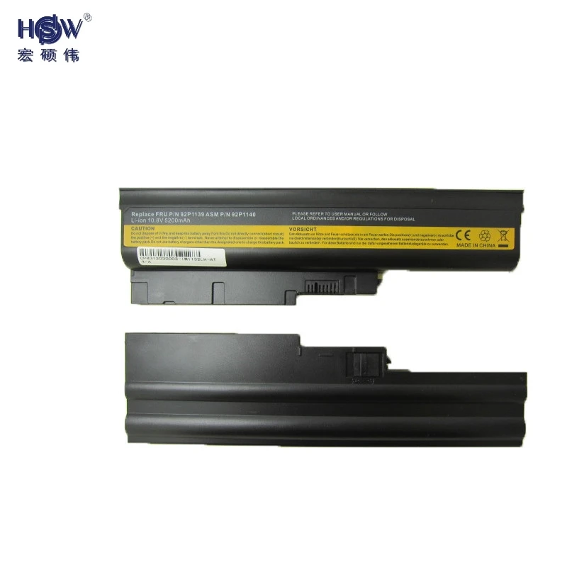 HSW батарея для ноутбука lenovo t500 Lenovo t60 sl500 t60p w500 r500 батарея|laptop battery|battery for laptoplaptop battery