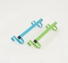Colorful trumpet the latest multi-function trace free nail the door back style towel rack rag rack