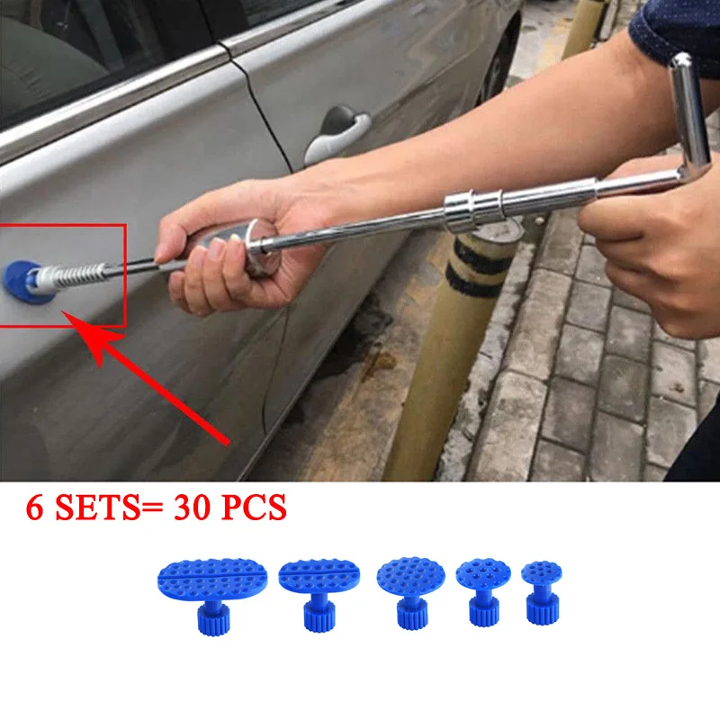 

30X Auto Body Dent Removal Pulling Tabs Paintless Repair Tools Glue Puller Kits