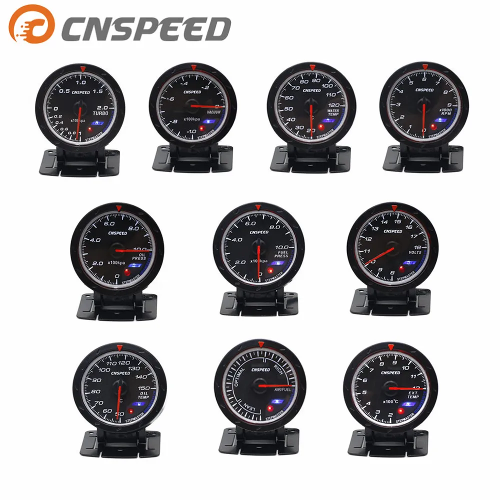 Автомобильный топливный пресс CNSPEED измеритель давления красный и белый свет