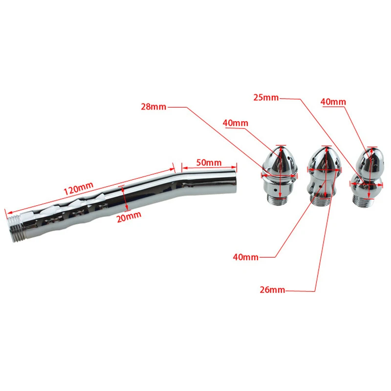Enema душ анальный очиститель 3 головки анальный ручной душ для очистки ануса для мужчин и женщин Ducha Higienica биде портативный