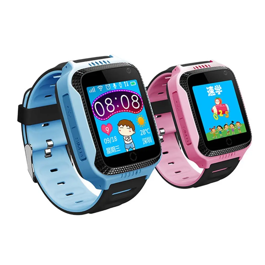 

Q529 Smart Watch GPS Location Tracker Touch Screen Kids Wristwatch with Flashlight Camera SOS Phone Call support Russian/English