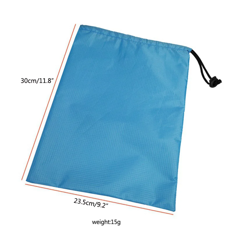 Outdoor Camping Hiking Travel Storage Bags Ultralight Waterproof Bag Drawstring Shoes Pouch Case Organizer