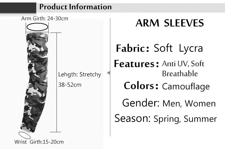 Камуфляжный CS военный нарукавник, крутой чехол для велоспорта, рукав без рукавов, защита от солнца, рукава для рук, защита от ультрафиолета, унисекс, чехлы