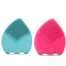 Глубокие поры для очистки макияжа звуковые волны водонепроницаемый силиконовый скребок лицевой щетки для чистки лица косметический Массажер для кожи