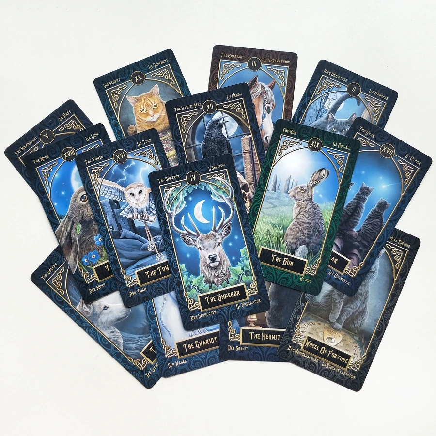 Таро familiars Cards Лиза Паркер настольная игра палуба испанская divination 78 карт|Поделки