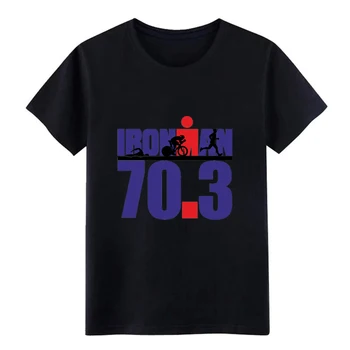 

Men's IRONMAN iron man TRIATHLON BOLTON 70 t shirt create 100% cotton Crew Neck streetwear Sunlight New Fashion Trend shirt