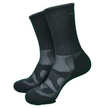 1 par de alta qualidade nova zelândia 74% lã merino grossas meias trekking masculino 2 cores tripulação meias