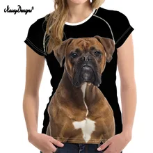 NoisyDesigns, боксерские дизайнерские женские футболки с коротким рукавом, летние дышащие женские топы, футболки для девочек, повседневная одежда с круглым вырезом
