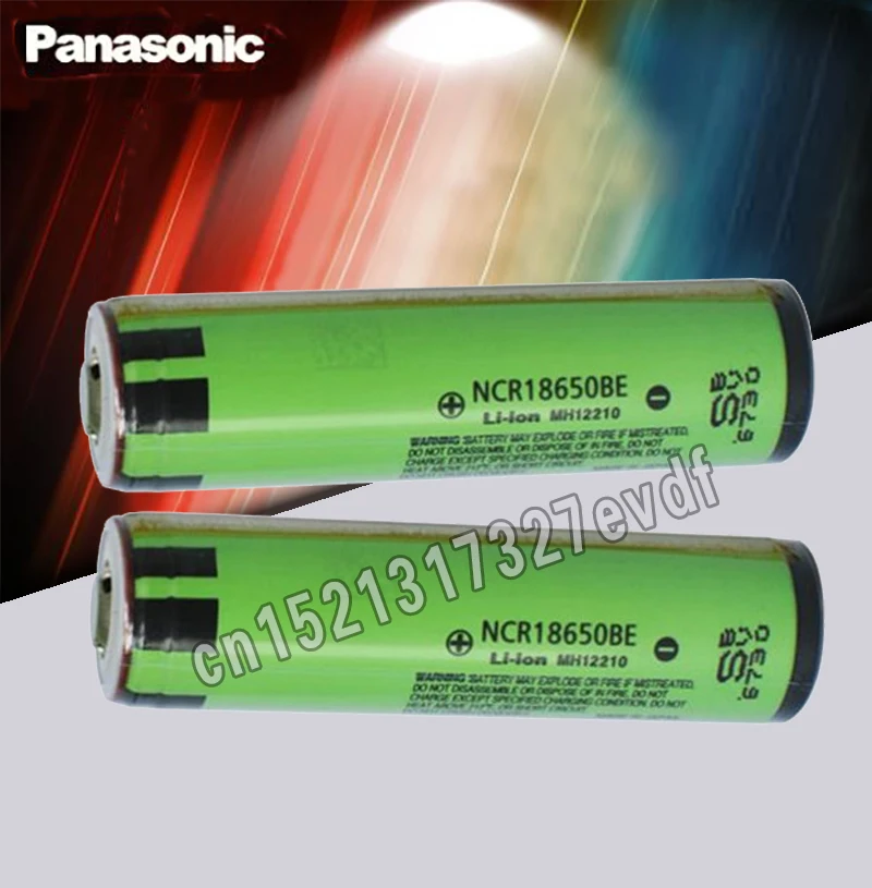 

New 100% Original panasonic Protected 18650 NCR18650BE 3200mah 3.7v Li-ion Rechargeable Battery with PCB