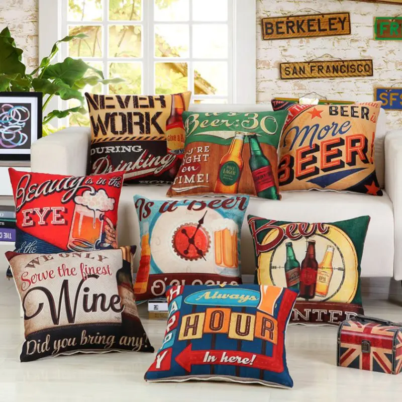 

New Bohemian Pattern Throw Pillow Cover Car Cushion Cover Pillowcase Home Decor