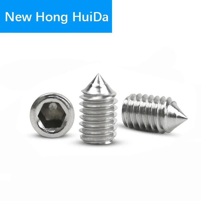 25-200PCS ALL M3 M4 M5 Hex Head Screw Allen Bolt Socket Cap 201 Stainless Steel