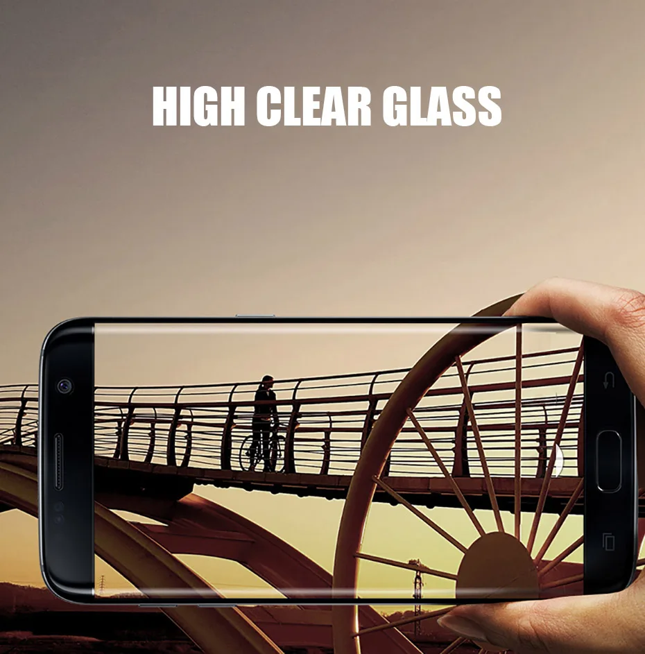 MOUSEMI Curved Protective Glass For Samsung S6 Edge Plus Full Cover Glass Screen Protectors For Samsung Galaxy S7 Edge Glass 3D  (8)