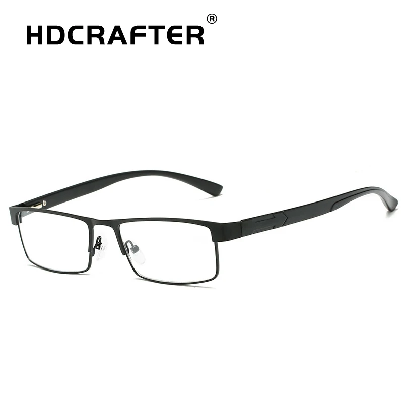 HDCRAFTER Для мужчин очки для чтения от компьютера Oculos De Grau анти синего цвета оправы
