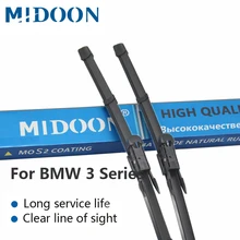 MIDOON щетки стеклоочистителя для BMW 3 серии E36 E46 E90 E91 E92 E93 F30 F31 F34 316i 318i 320i 323i 325i 328i 330i 335i 318d 320d 330d