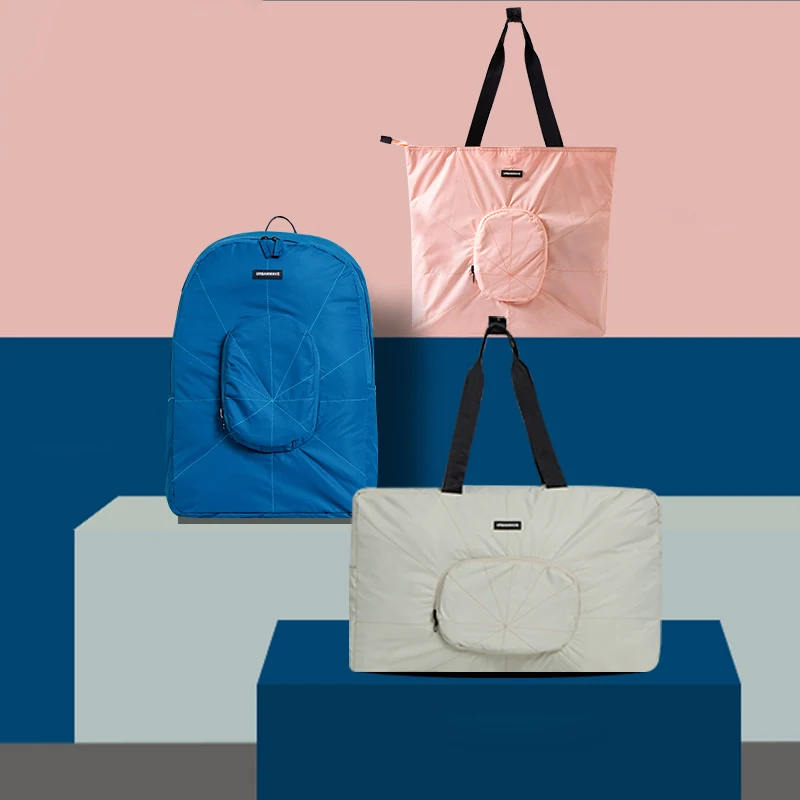 

Foldable Casual Travel Shoulder Big Bag Women's Men's Waterproof Large Capacity Clothes Handbag Tote Accessories Supplies Item
