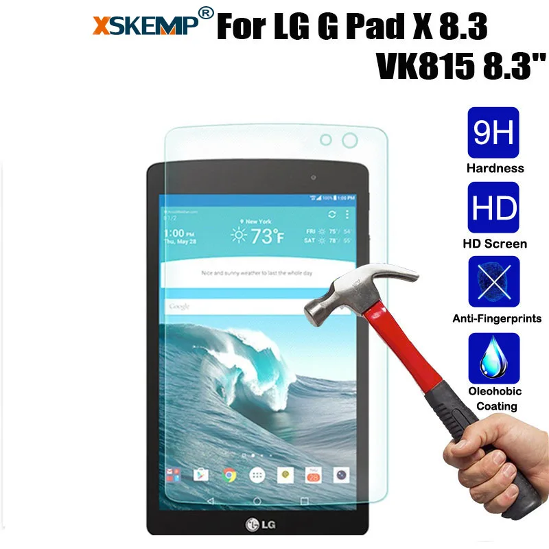 XSKEMP 9H Настоящее Закаленное стекло Защитная пленка для LG G pad X 8 3 VK815 ультратонкая