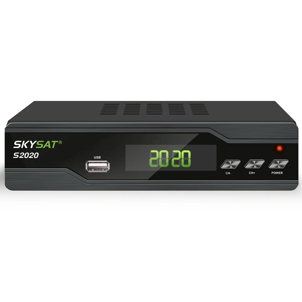 SKYSAT S2020 South America most stable server H.265 Twin Tuner DVB S2 Satellite Receiver IKS SKS ACM Cline Receptor IPTV Biss vu