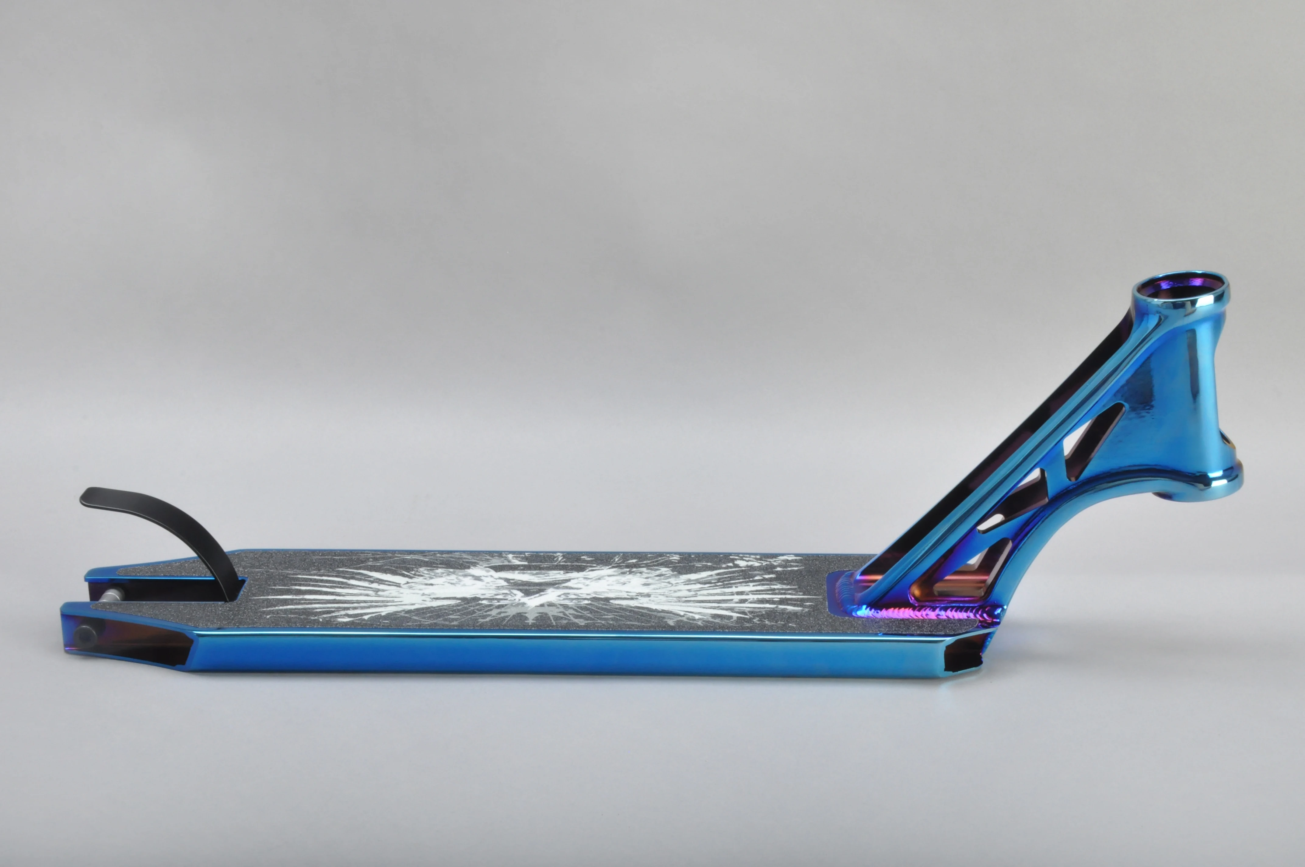 

Funsea China manufacturer 127*500mm aluminium alloy 6061 scooter parts PVD blue kick scooter decks stunt scooter deck