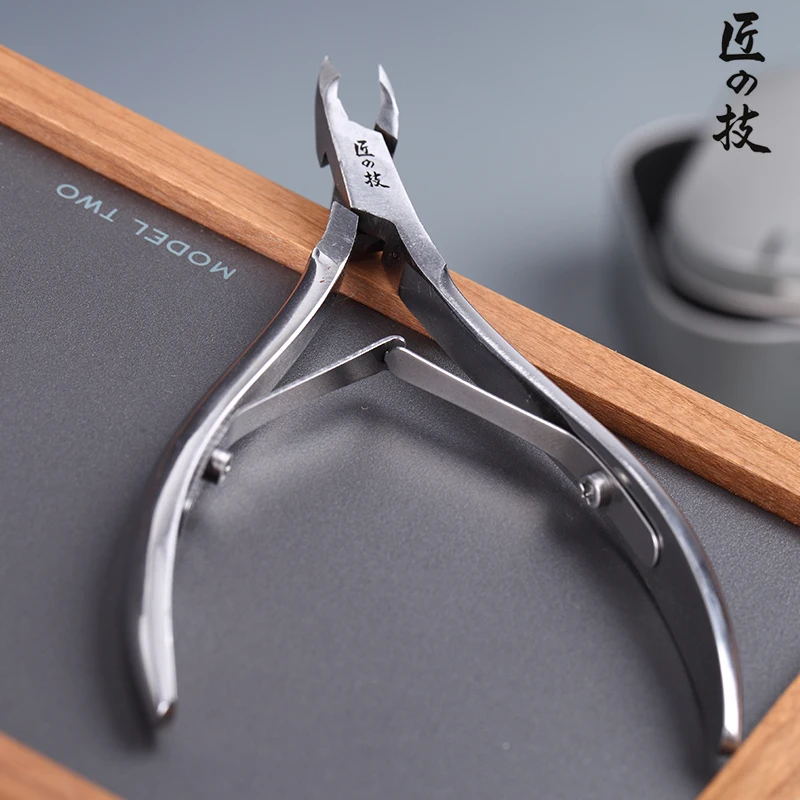 

1Pc Stainless Steel Nail Cuticle Cutter Dead Skin Scissor Ingrown Nail Clipper Remover Double Fork Professional Pedicure Tool