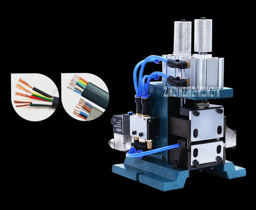 ZC-3F Высокоэффективная пневматическая машина для зачистки, качественная Многожильная обшитая проволочная скручивающая машина, машина для зачистки кабеля 220 В