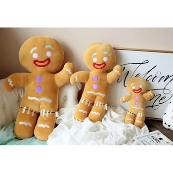 Kawaii Gingerbread Man Plush Toy Christmas 1