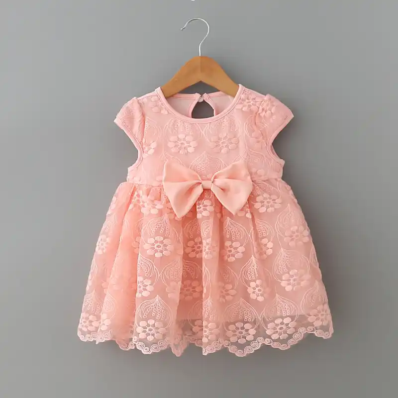 white summer dress baby girl