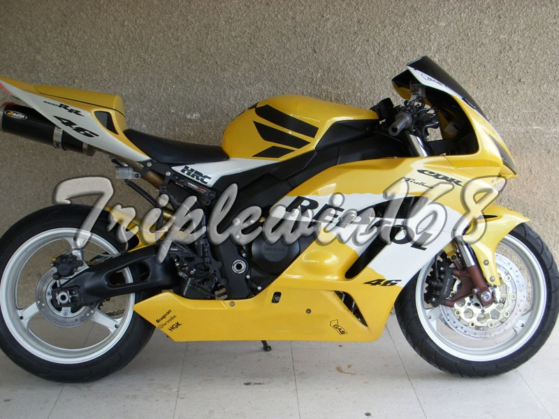 Injection Molded Fairing Fit For CBR1000RR 2004 2005 CBR 1000RR 04 05 Fireblade Repsol Yellow White H14033 +5 Gifts