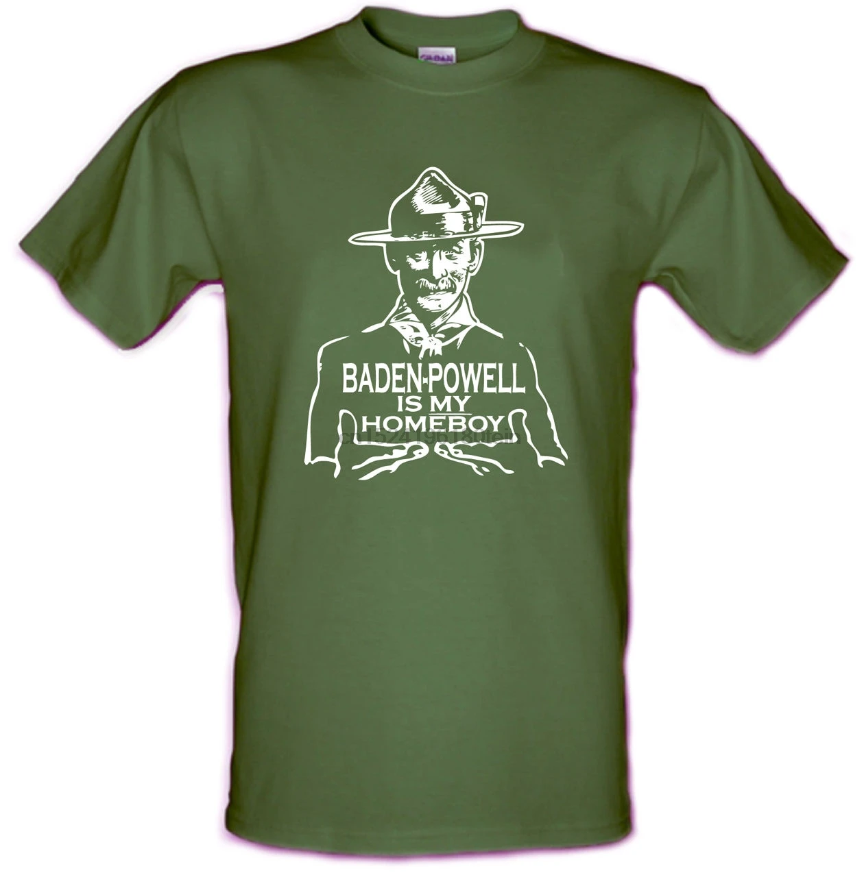

BADEN POWELL IS MY HOMEBOY Scouts Scouting Heavy Cotton t-shirt Small to XXL