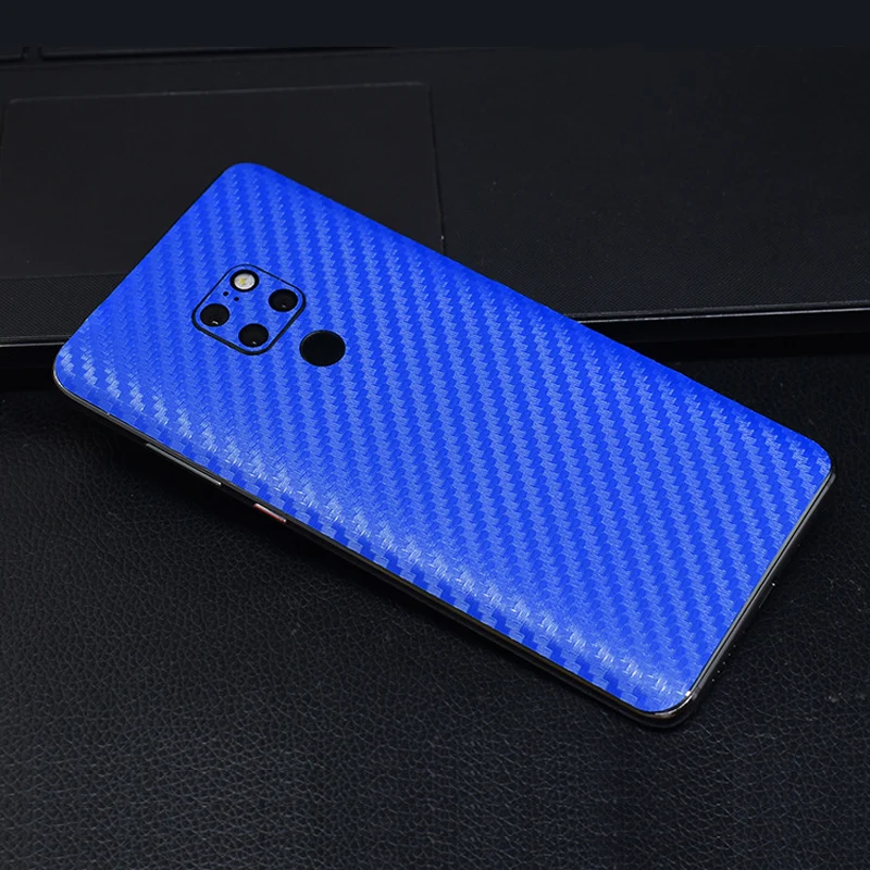 3D Carbon Fiber Film For Huawei Mate 20 Pro Leather Wooden Skin Back Stickers For Huawei Mate 20 Pro Protective Film Mate 20 Pro (3)