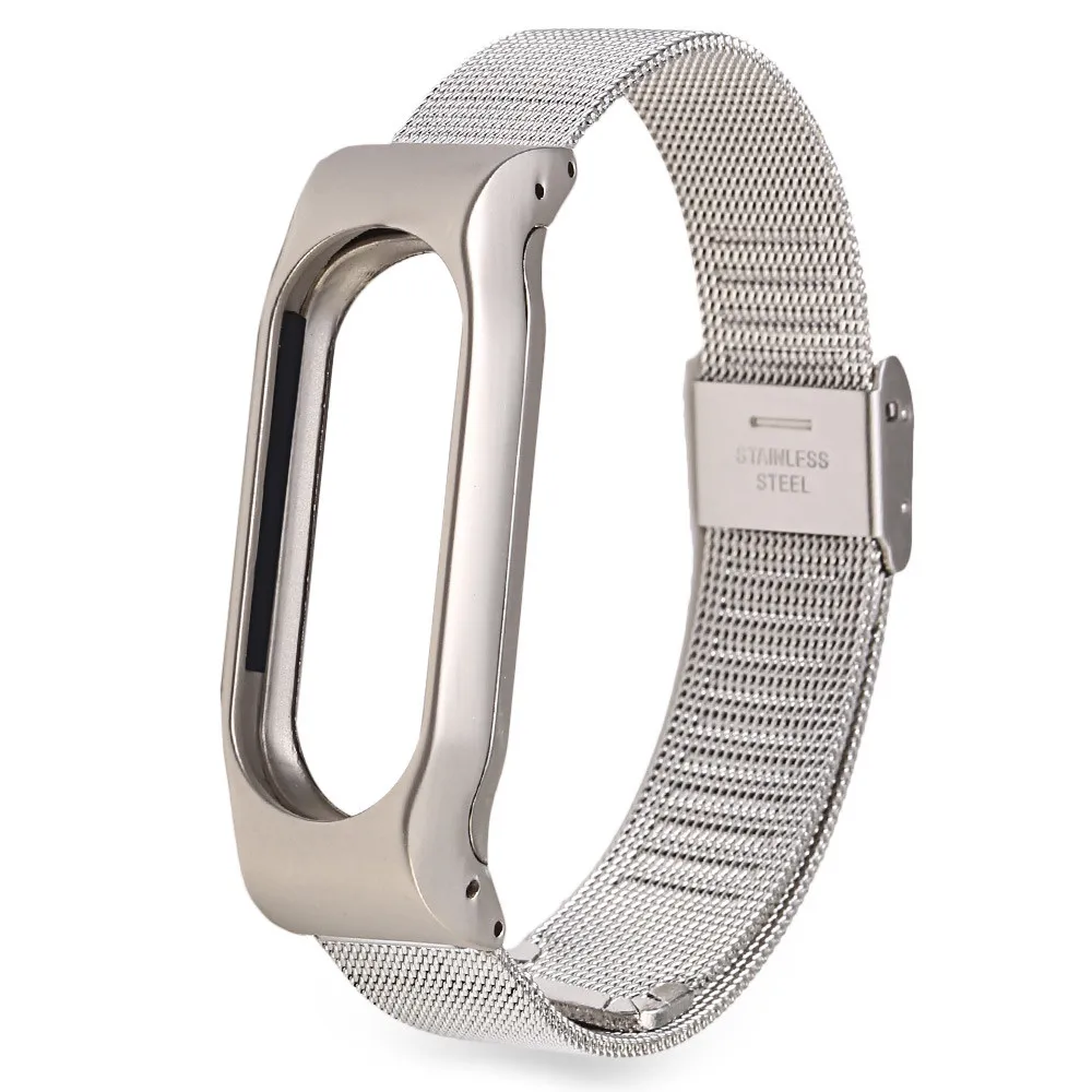 Сменный ремешок из нержавеющей стали для Xiaomi mi Band 2 Xao mi Xiomi mi Band 2 умный легкий ремешок на запястье