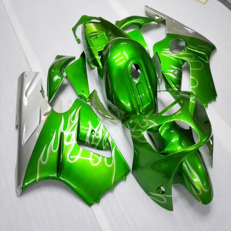 Заказной мотоцикл Артикул для Kawasaki ZX-12R 00-01 обтекатели 2000 2001 ZX12R+ Бесплатные болты+ литьевая форма черный - Цвет: C
