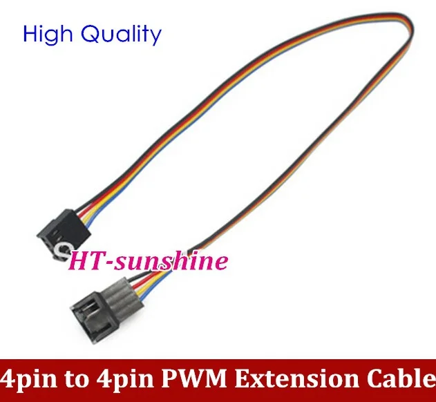 

Free Shipping 4pin to 3pin/4pin PWM Extension Cable  PC Computer Cooling Fan 30cm Convert Connector