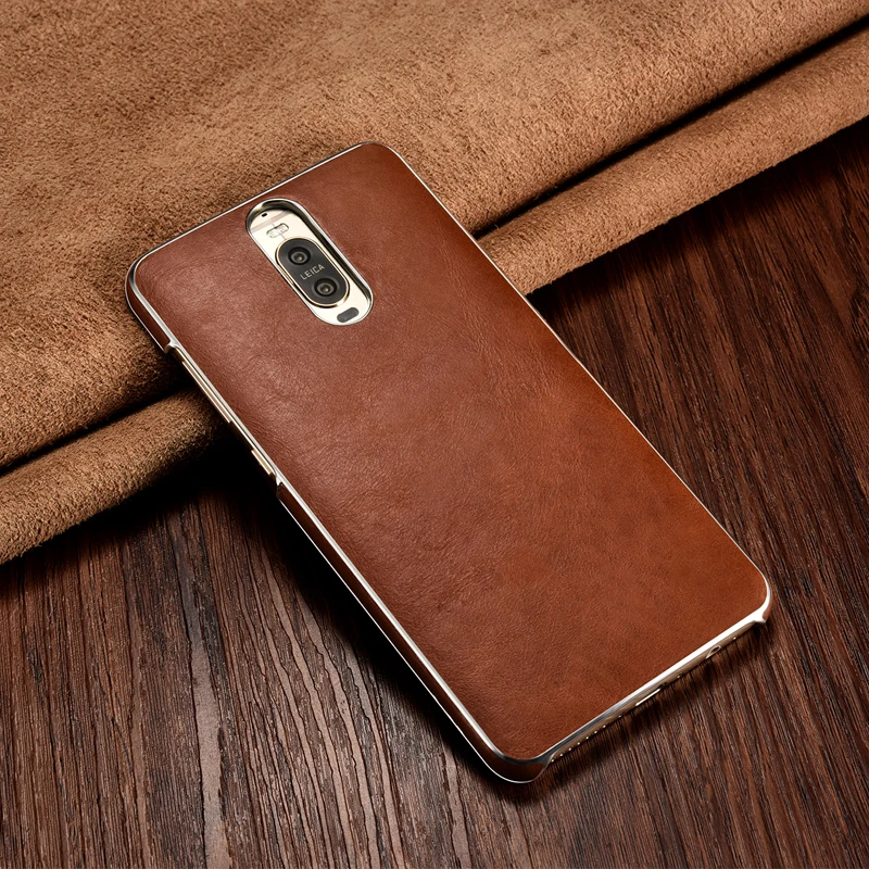 imágenes para Huawei Mate 9 Pro Caso De Electrochapado de Lujo de Cuero Genuino de la Vendimia duro de La Contraportada Para Huawei Ascend Mate 9/Pro Teléfono casos imágenes para Huawei Mate 9 Pro Caso De Electrochapado de Lujo de Cuero Genuino de la Vendimia duro de La Contraportada Para Huawei Ascend Mate 9/Pro Teléfono casos