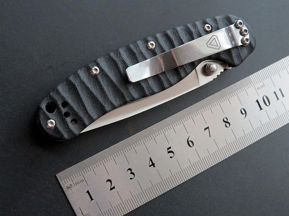 ZZSQ R2 складной нож с песочный свет поверхность AUS-8 лезвие G10 Ручка Кемпинг Открытый выживания карманные ножи маленькая модель