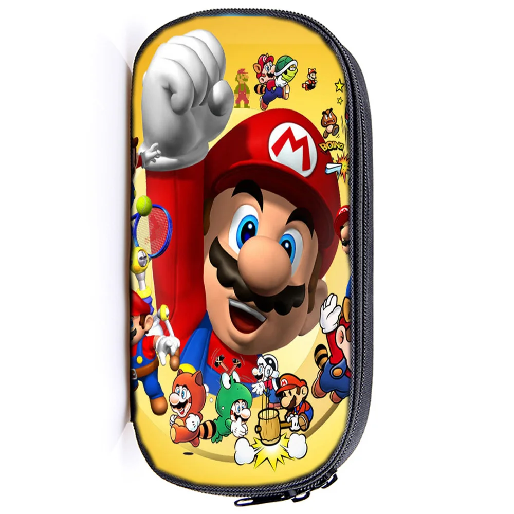 Чехол для карандашей Super Mario, сумка для канцелярских принадлежностей для мальчиков и девочек, повседневные школьные принадлежности, модная новая милая Высококачественная детская подставка для ручек - Цвет: 1