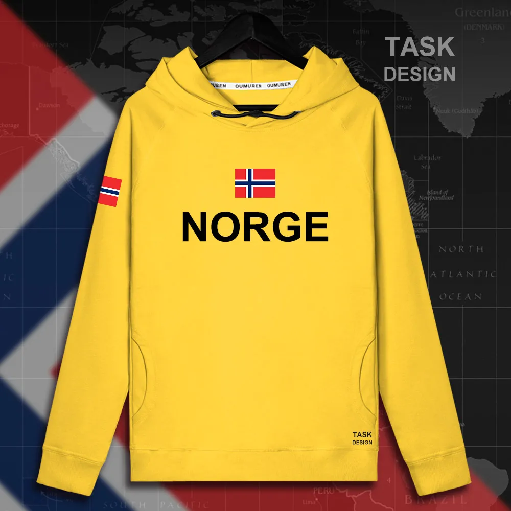  Norway Norge NOR Norwegian Nordmann NO mens hoodie pullovers hoodies men sweatshirt thin new street