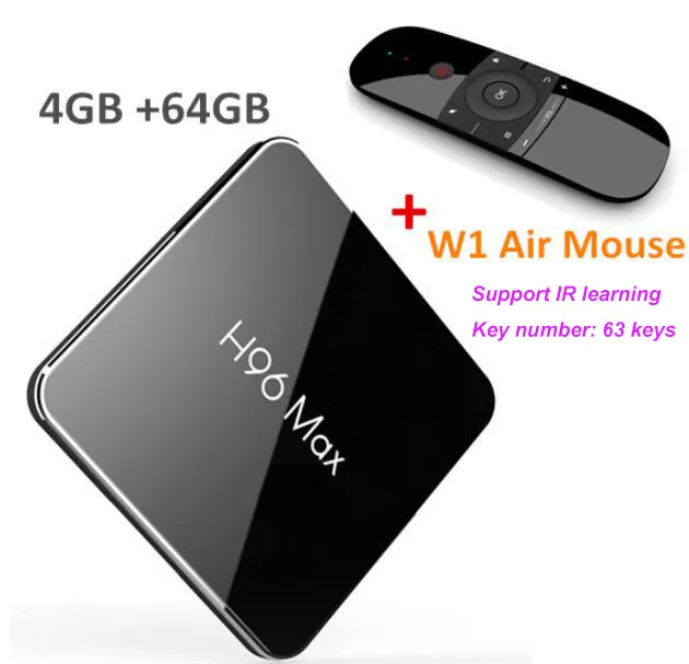 H96 Max X2 Smart Android 8,1 tv BOX Amlogic S905X2 4 Гб 64 Гб 1080P H.265 4K Google Play Store Netflix Youtube медиаплеер - Цвет: 4GB 64GB