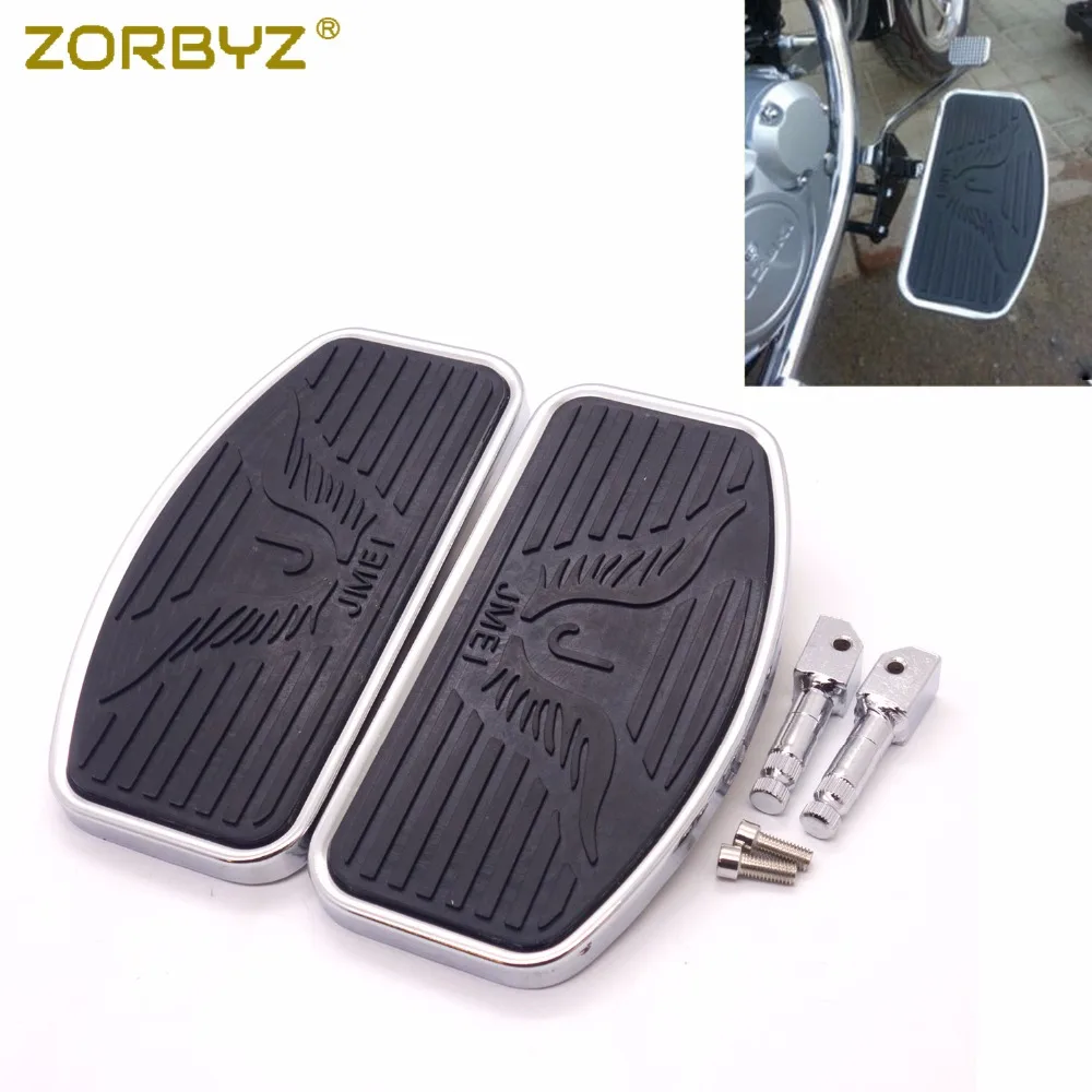 ZORBYZ 1 Pair Floorboard Footboards Footrest Pad For Honda VTX1300